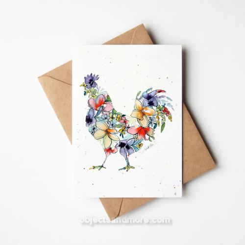 Chicken Plantable Card by AMANDA KLEIN